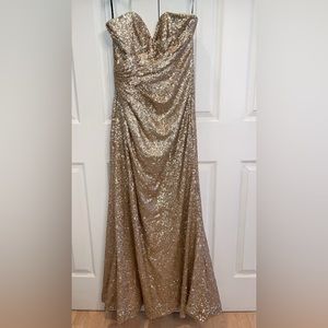 Sorella Vita Gold Sequin Dress